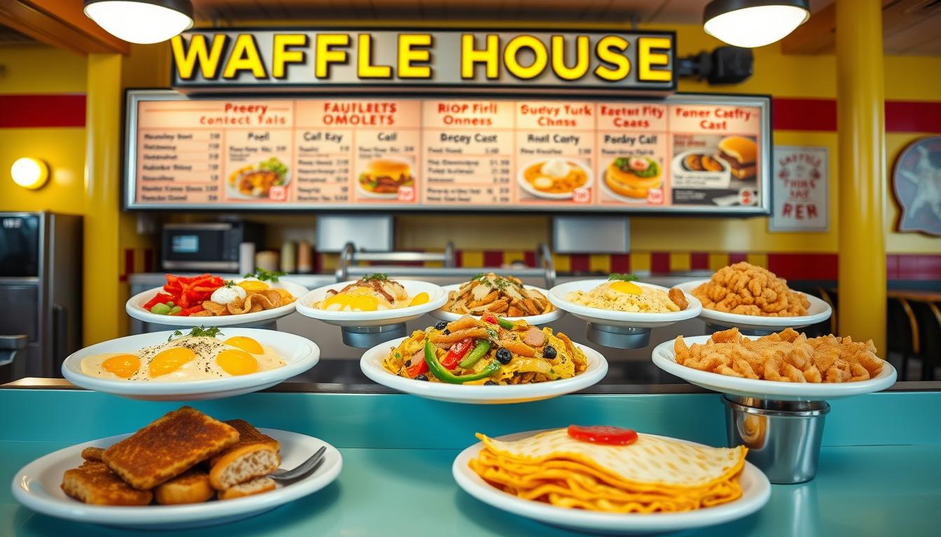 waffle house omelet menu