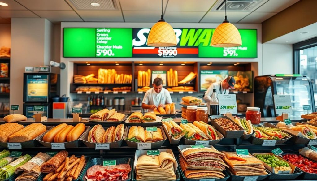 Subway combos and value meals